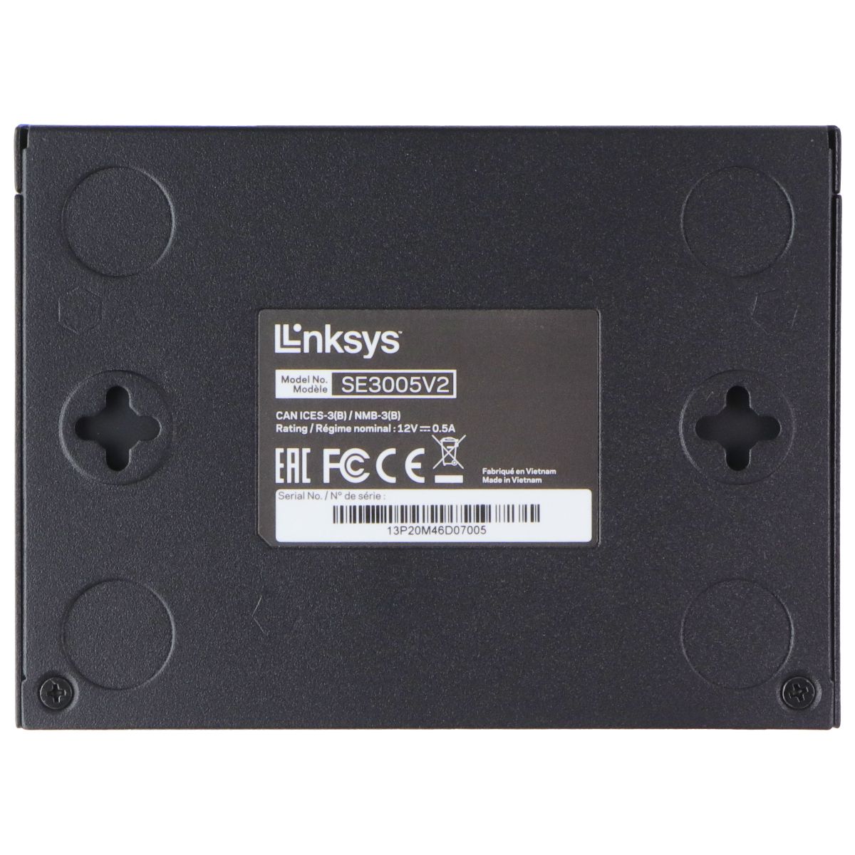 Linksys 5-Port Gigabit Ethernet Switch (SE3005) Networking - Switch Modules Linksys - Simple Cell Bulk Wholesale Pricing - USA Seller