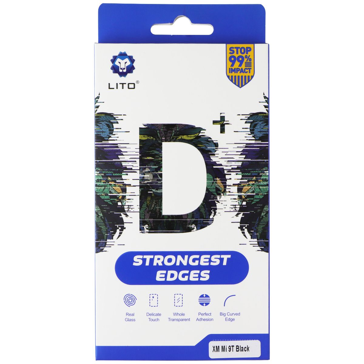 LITO D+ Strongest Edges Screen Protector for Xiaomi Mi 9T - Clear w/ Black Edges Cell Phone - Screen Protectors LITO - Simple Cell Bulk Wholesale Pricing - USA Seller