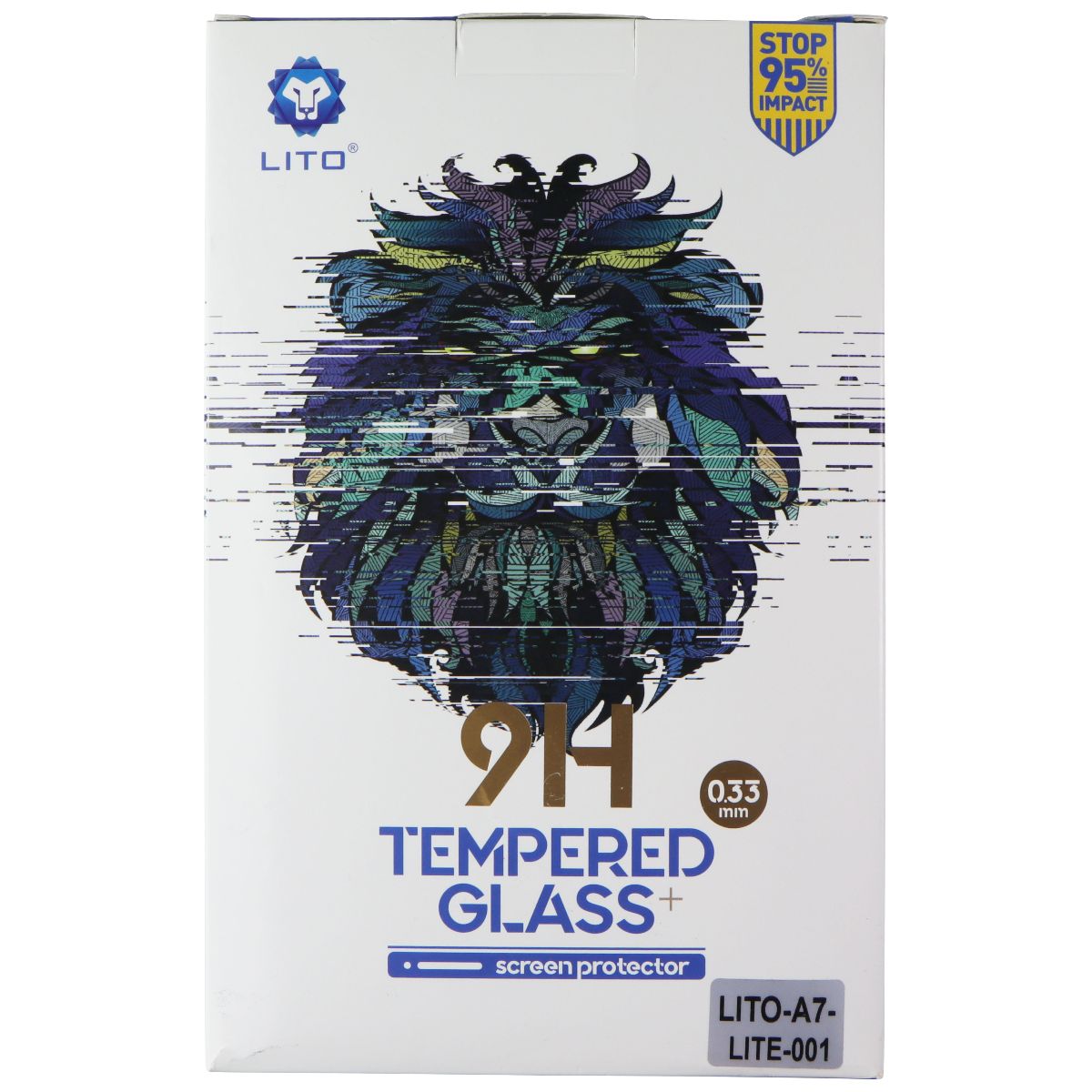 LITO 9H Tempered Glass Screen Protector for Galaxy A7 Lite (8.7-in) - 10 Pack iPad/Tablet Accessories - Screen Protectors LITO - Simple Cell Bulk Wholesale Pricing - USA Seller