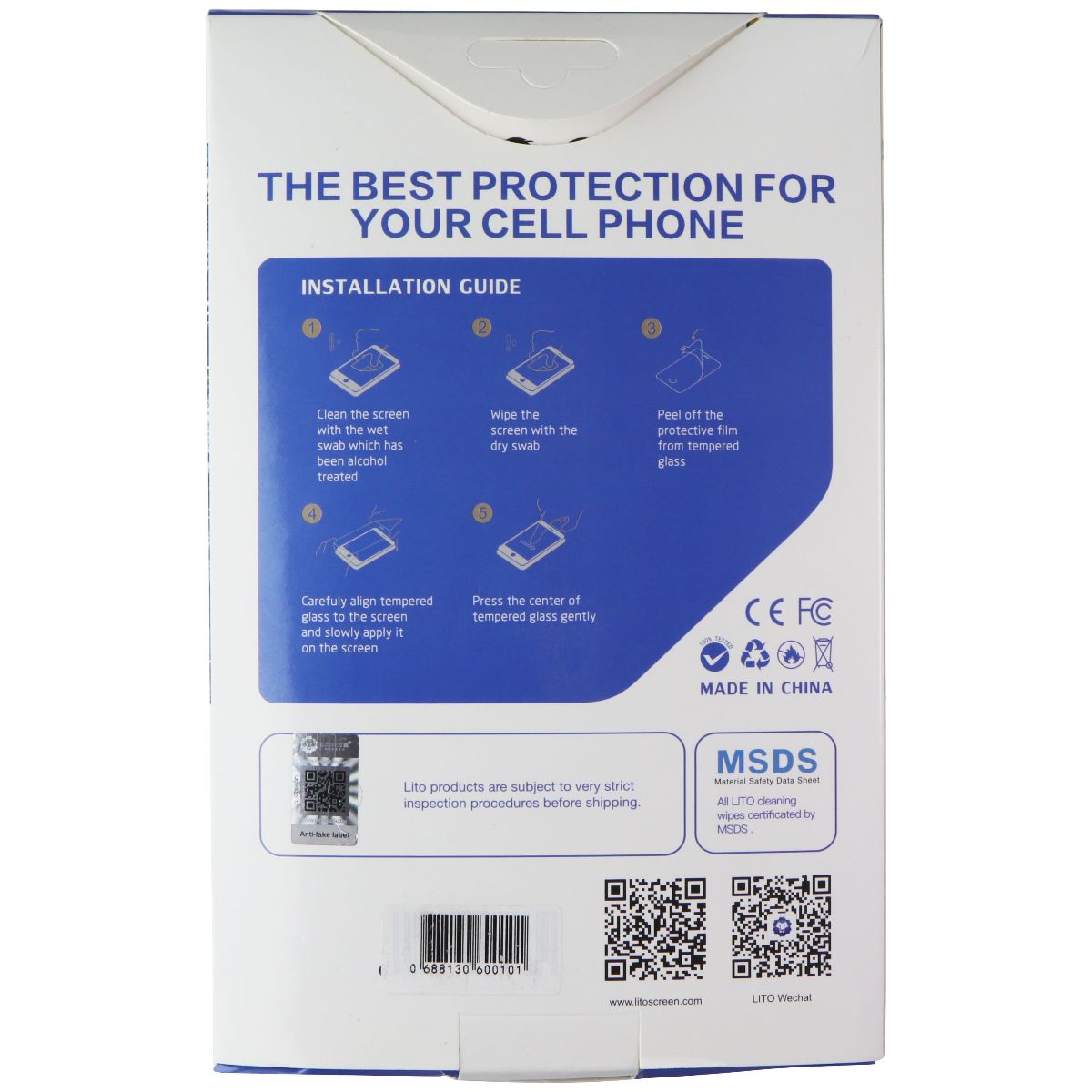 LITO 9H Tempered Glass Screen Protector for Galaxy A7 Lite (8.7-in) - 10 Pack iPad/Tablet Accessories - Screen Protectors LITO - Simple Cell Bulk Wholesale Pricing - USA Seller