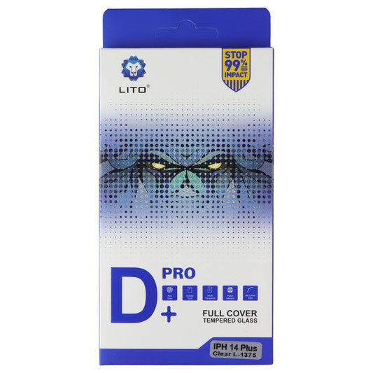 Lito D+ Pro Full Cover Tempered Glass for Apple iPhone 14 Plus (Clear L-1375) Cell Phone - Screen Protectors LITO - Simple Cell Bulk Wholesale Pricing - USA Seller