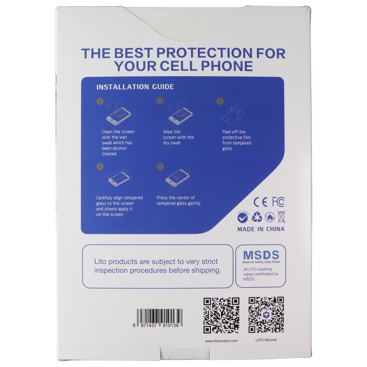 LITO 9H Tempered Glass Screen Protector (10 Pack) for Galaxy Tab S6 Lite (10.4)