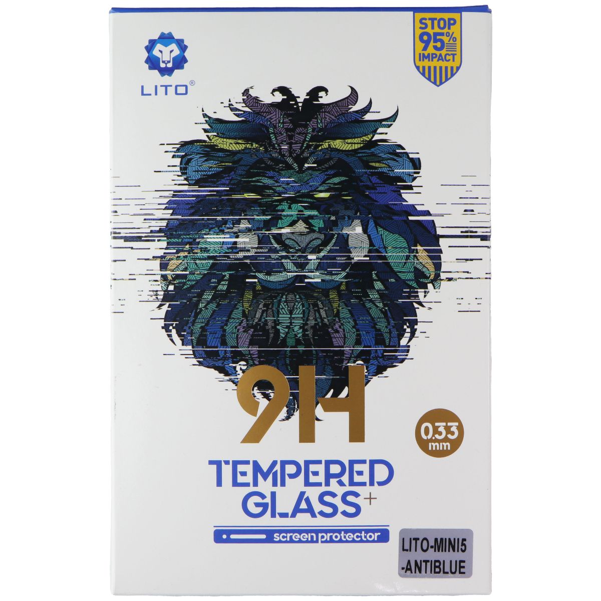 LITO 9H Tempered Glass Screen Protector for iPad Mini 5 (10 Pack) - Anti-Blue iPad/Tablet Accessories - Screen Protectors LITO - Simple Cell Bulk Wholesale Pricing - USA Seller