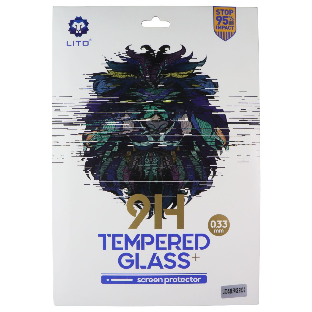 LITO 9H Tempered Glass+ Screen Protector for Microsoft Surface Pro 7 (12.3-inch)