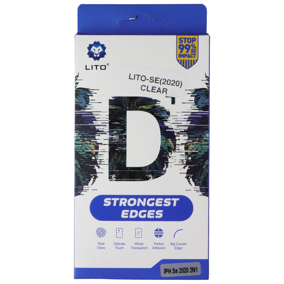 LITO D+ Strongest Edges Screen Protector for Apple iPhone SE (2020) - (2 Pack) Cell Phone - Screen Protectors LITO - Simple Cell Bulk Wholesale Pricing - USA Seller