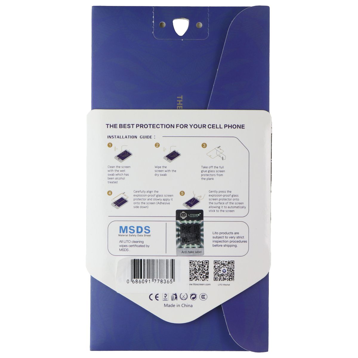 LITO 2.5D Full Glue Tempered Glass Screen Protector for Huawei Y9 Prime Cell Phone - Screen Protectors LITO - Simple Cell Bulk Wholesale Pricing - USA Seller