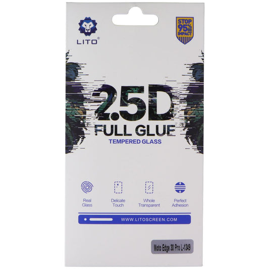 LITO 2.5D Full Glue Tempered Glass Protector for Moto Edge 30 Pro (L-1349) Cell Phone - Screen Protectors LITO - Simple Cell Bulk Wholesale Pricing - USA Seller