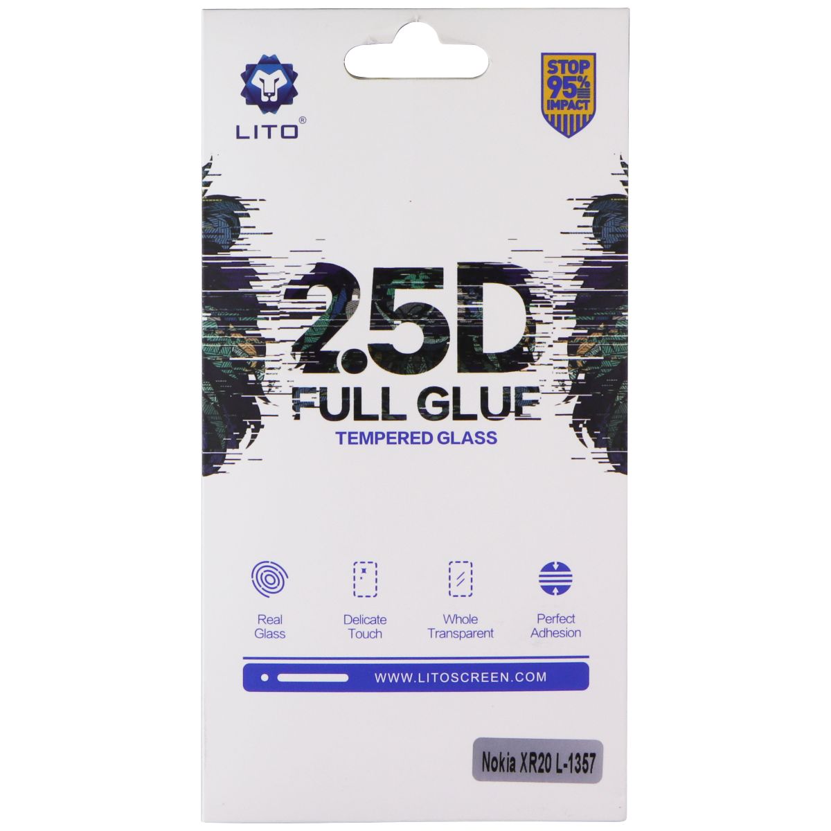 LITO 2.5D Full Glue Tempered Glass Screen Protector For Nokia XR20 (L-1357) Cell Phone - Screen Protectors LITO - Simple Cell Bulk Wholesale Pricing - USA Seller