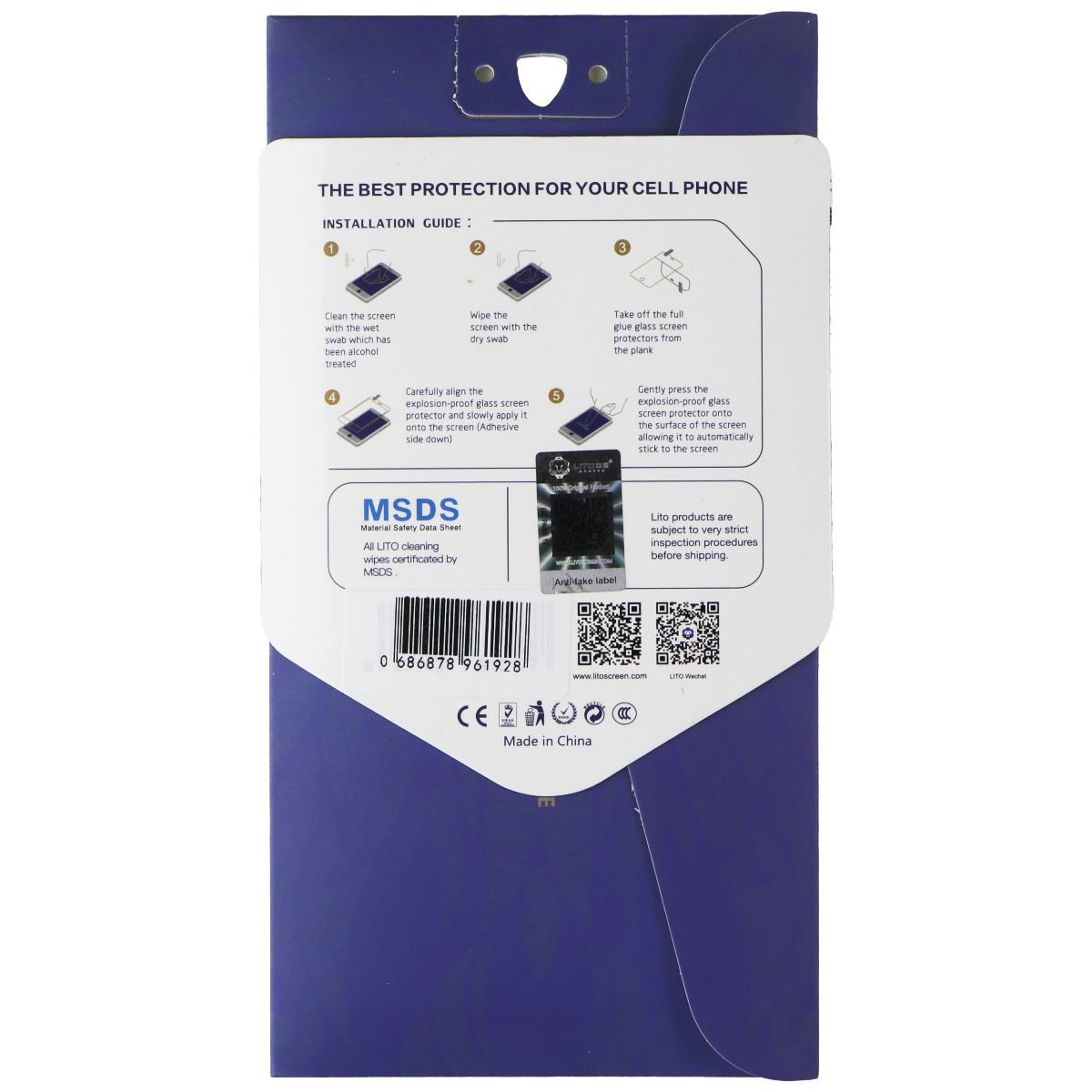 LITO 2.5D Full Glue Tempered Glass Screen Protector for Oppo Reno4 Z 5G - 10 Pk Cell Phone - Screen Protectors LITO - Simple Cell Bulk Wholesale Pricing - USA Seller