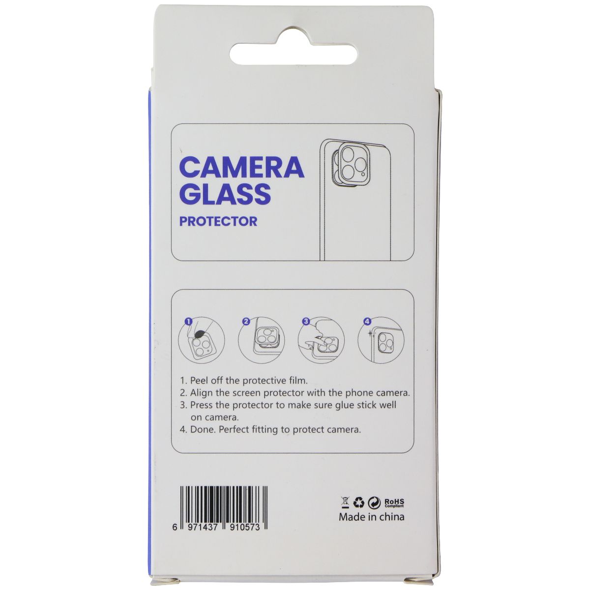 LITO S+ Camera Glass Protector for Apple iPhone 12 Pro (6.1) Cell Phone - Screen Protectors LITO - Simple Cell Bulk Wholesale Pricing - USA Seller