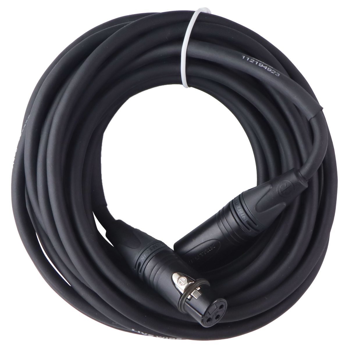 Livewire Advantage XLR Microphone Cable - 25 ft / Black (AM25) Computer/Network - Audio Cables & Adapters Livewire - Simple Cell Bulk Wholesale Pricing - USA Seller