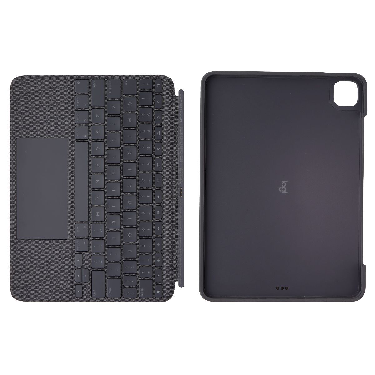 Logitech Combo Touch Detachable Keyboard for iPad Pro (1st, 2nd, 3rd Gen) - Gray iPad/Tablet Accessories - Cases, Covers, Keyboard Folios Logitech    - Simple Cell Bulk Wholesale Pricing - USA Seller