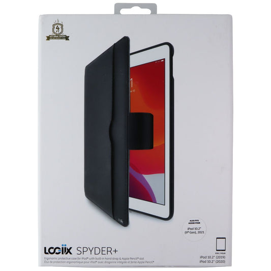 Logiix Spyder+ Series Folio Case for Apple iPad 10.2 (9th Gen) 2021 - Black