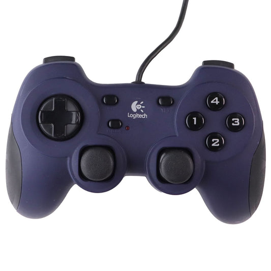 Logitech Dual Action Wired PC Gamepad (G-UF13A) - Blue/Black Gaming/Console - Controllers & Attachments Logitech - Simple Cell Bulk Wholesale Pricing - USA Seller