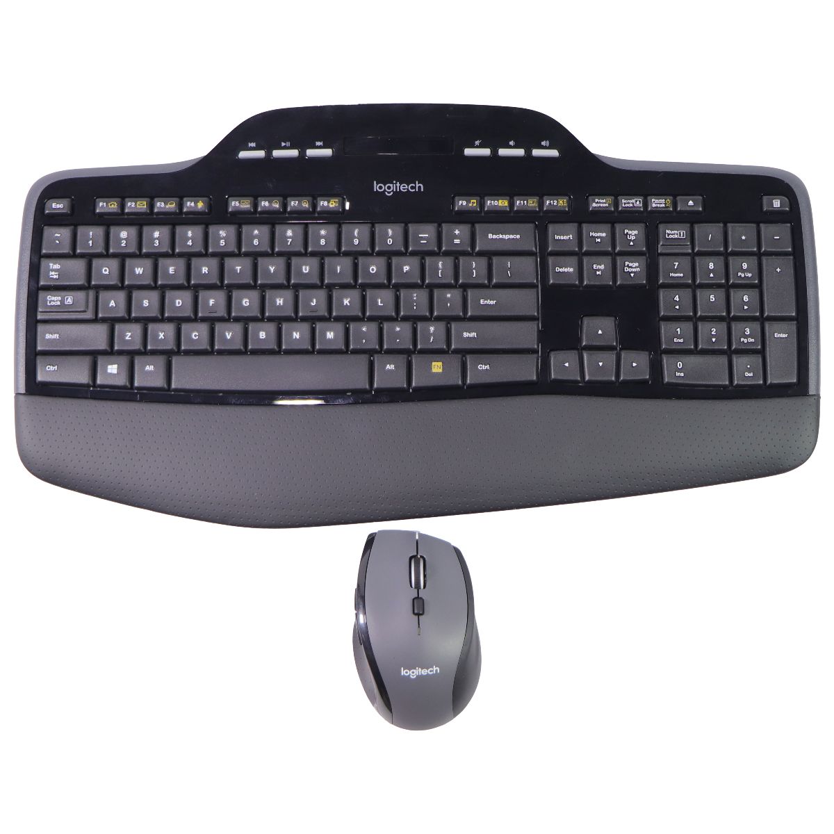 Logitech K710 Performance Wireless Keyboard and Mouse Combo - Black Keyboards/Mice - Mice, Trackballs & Touchpads Logitech - Simple Cell Bulk Wholesale Pricing - USA Seller