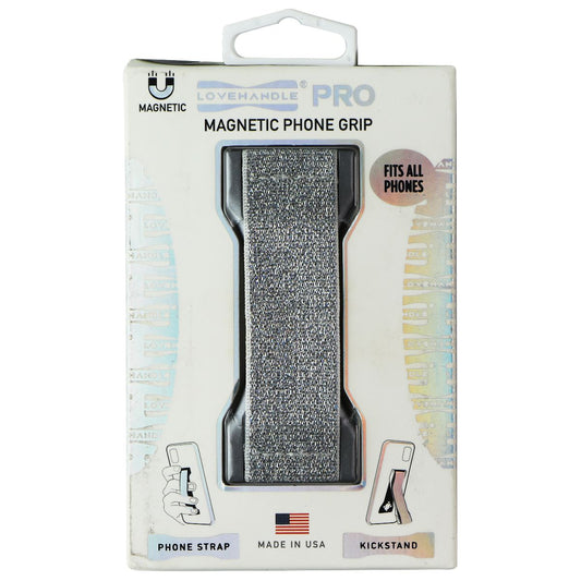 LoveHandle PRO Magnetic Universal Phone Grip/Kickstand - Silver / Gray Cell Phone - Mounts & Holders Love Handle - Simple Cell Bulk Wholesale Pricing - USA Seller