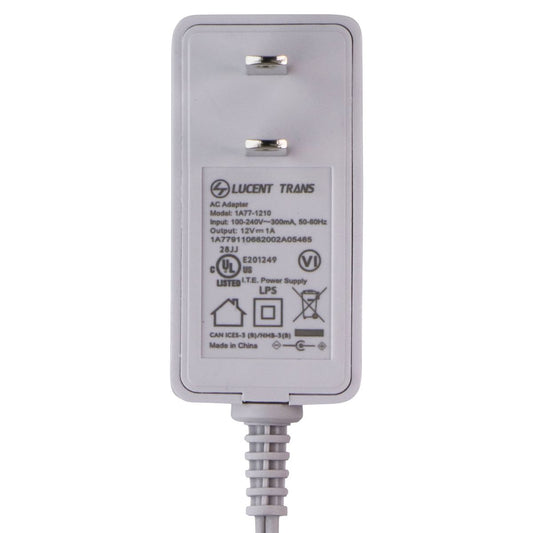 Lucent Trans (12V/1A) AC Adapter Wall Charger - White (1A77-1210) Multipurpose Batteries & Power - Multipurpose AC to DC Adapters Lucent Trans - Simple Cell Bulk Wholesale Pricing - USA Seller