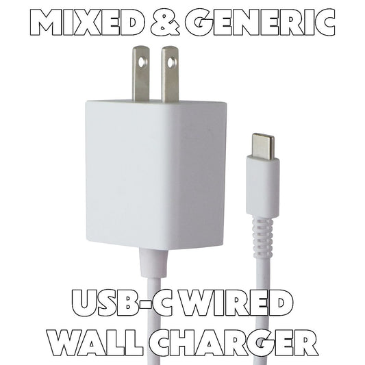 Mixed & Misc Generic USB-C Wired Wall Charger - Mixed Colors
