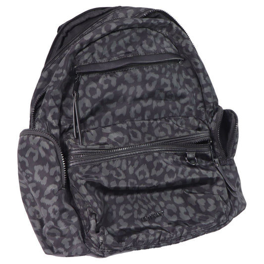 Madden NYC Women's Dome Backpack with Front Pockets - Black Leopard Unisex Accessories - Bags & Backpacks Madden NYC - Simple Cell Bulk Wholesale Pricing - USA Seller