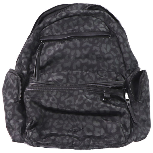 Madden NYC Women's Dome Backpack with Front Pockets - Black Leopard Unisex Accessories - Bags & Backpacks Madden NYC - Simple Cell Bulk Wholesale Pricing - USA Seller