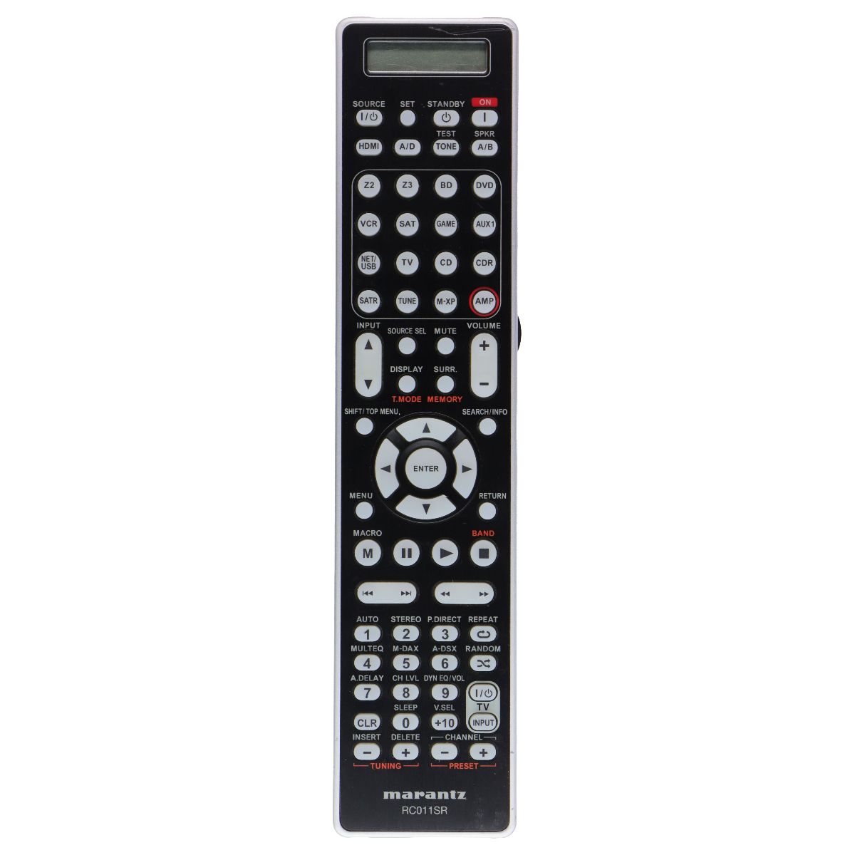 Marantz Remote Control (RC011SR) for Select Marantz Devices - Black/Gray TV, Video & Audio Accessories - Remote Controls Marantz - Simple Cell Bulk Wholesale Pricing - USA Seller