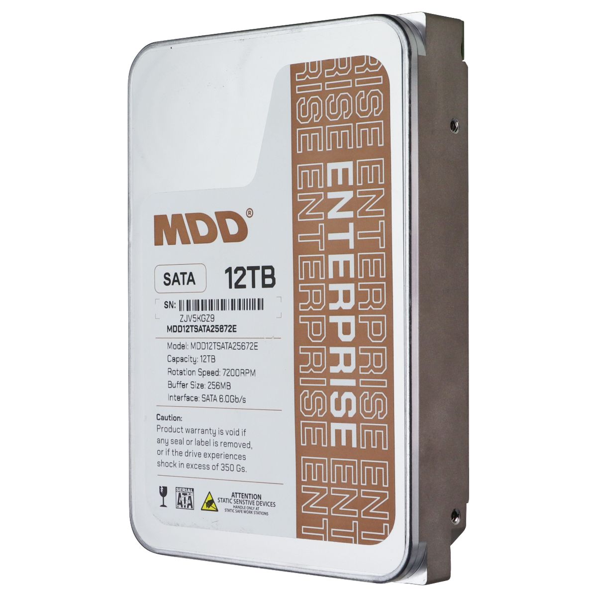 MDD 12TB SATA III 7200RPM 3.5-inch Hard Drive - (MDD12TSATA25672E)