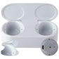 Microsoft Surface Wireless Bluetooth Earbuds - Glacier White (HVM-00001) Portable Audio - Headphones Microsoft - Simple Cell Bulk Wholesale Pricing - USA Seller