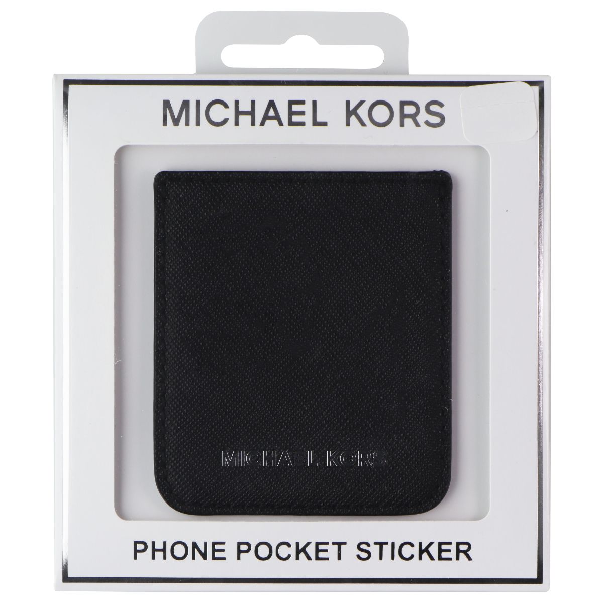 Michael Kors Adhesive Phone Pocket Sticker for Any Device - Black 32S8SZ3N1L-001 Cell Phone - Cases, Covers & Skins Michael Kors - Simple Cell Bulk Wholesale Pricing - USA Seller