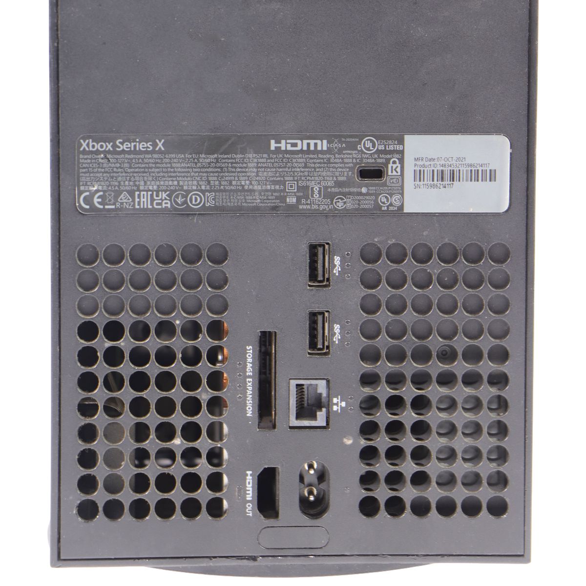 Microsoft Xbox Series X Console ONLY (1882) - 1TB SSD - Carbon Black Gaming/Console - Video Game Consoles Microsoft - Simple Cell Bulk Wholesale Pricing - USA Seller