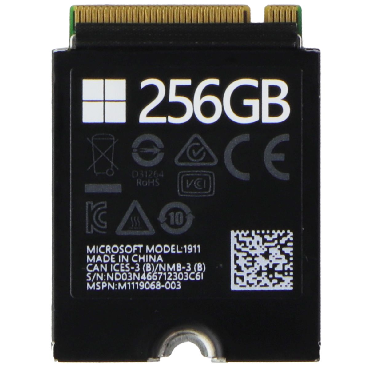 Microsoft M.2 NVMe 256GB SSD Internal Storage - (1911) Digital Storage - Solid State Drives Microsoft    - Simple Cell Bulk Wholesale Pricing - USA Seller