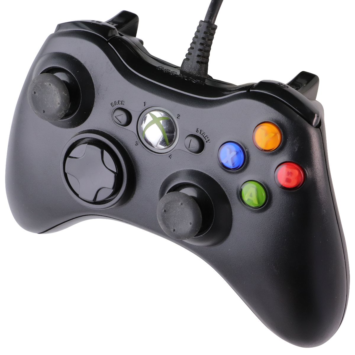 Microsoft Xbox 360 Wired USB Controller - Black (X811616-006) Gaming/Console - Controllers & Attachments Microsoft - Simple Cell Bulk Wholesale Pricing - USA Seller
