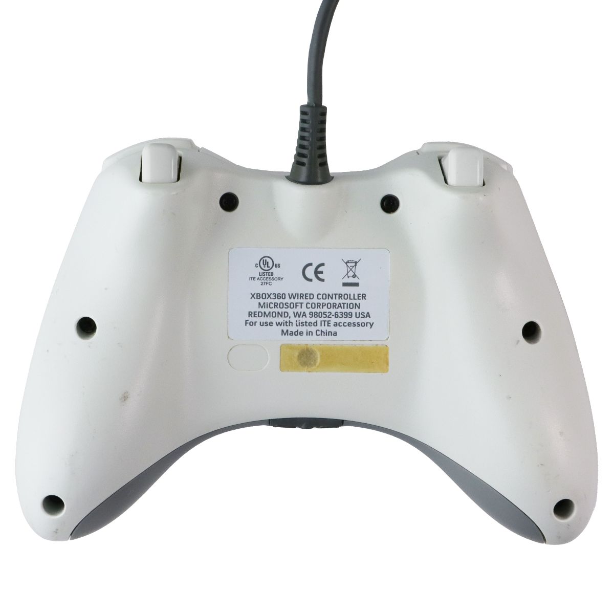 Microsoft Xbox 360 Wired (Circular Connector) Controller - White