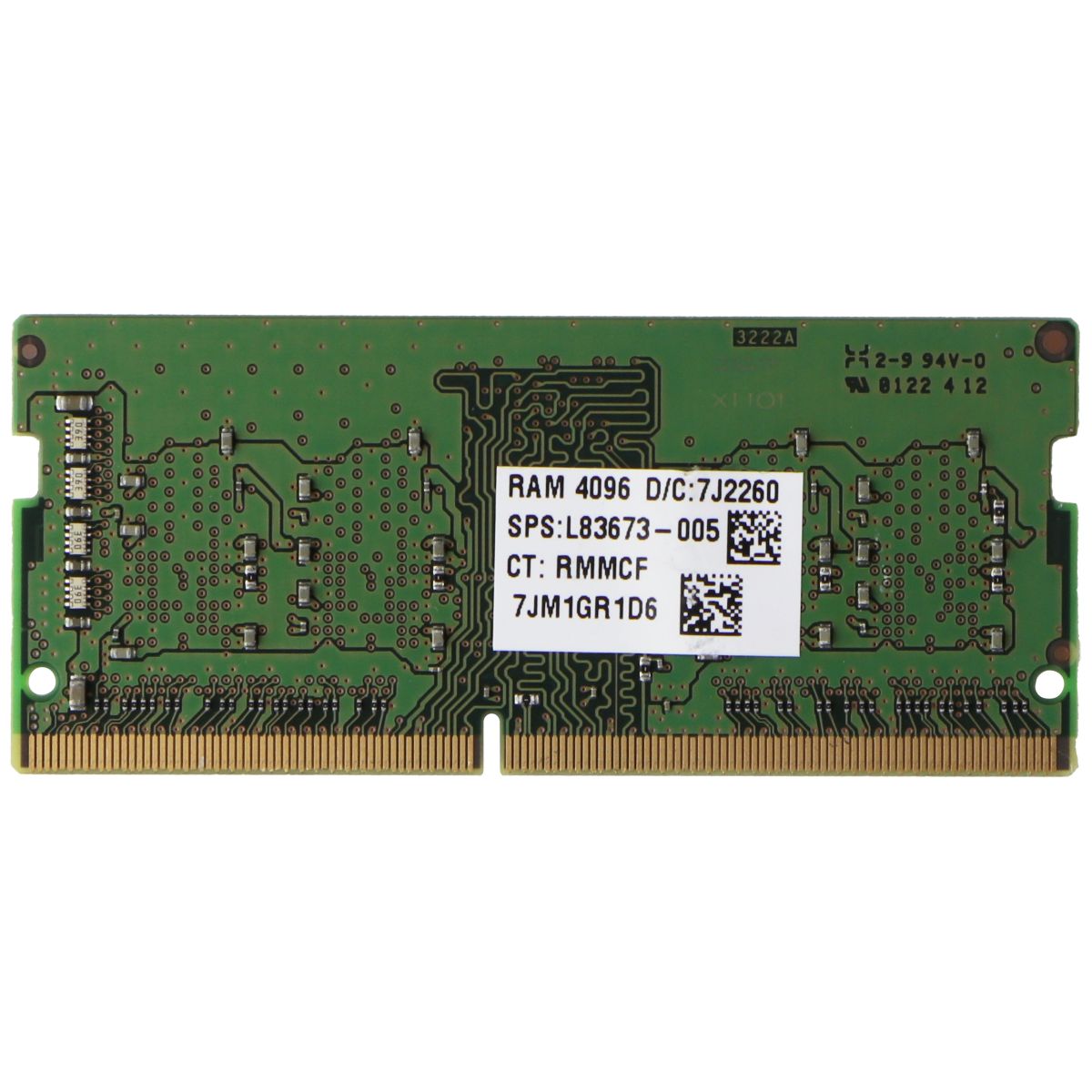 Micron (4GB) DDR4 RAM PC4-3200AA (1Rx16) SO-DIMM 3200MHz (MTA4ATF51264HZ-3G2R1) Computer Parts - Memory (RAM) Micron    - Simple Cell Bulk Wholesale Pricing - USA Seller