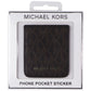 Michael Kors Phone Pocket Sticker with Adhesive Backing - Brown Cell Phone - Cases, Covers & Skins Michael Kors - Simple Cell Bulk Wholesale Pricing - USA Seller