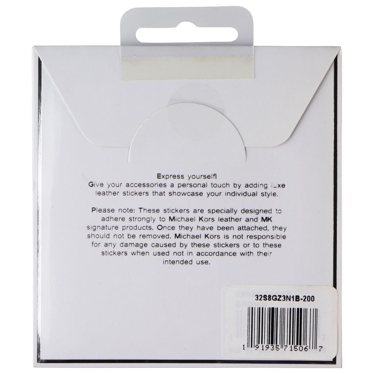 Michael Kors Phone Pocket Sticker with Adhesive Backing - Brown ...