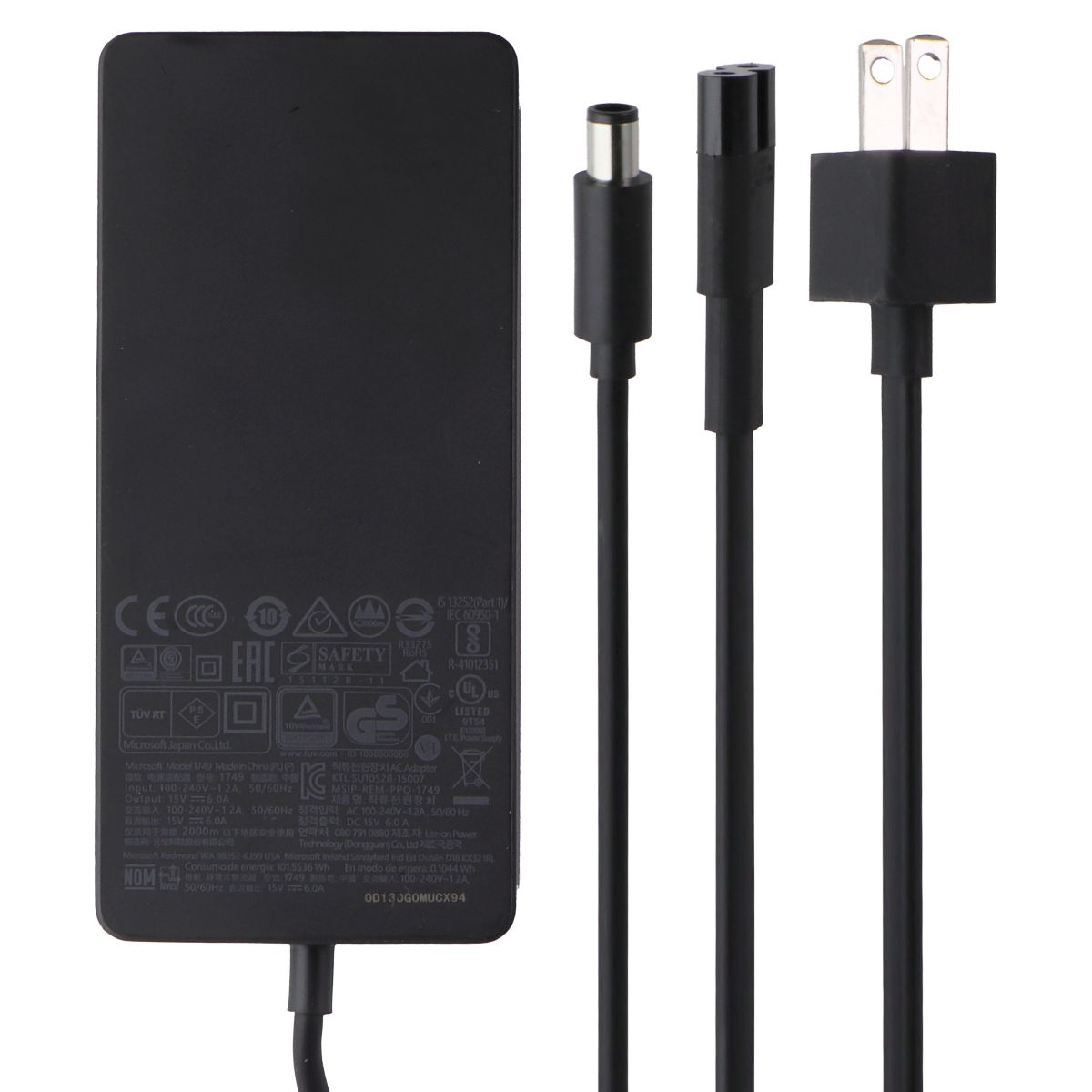 Microsoft Surface Power Supply 15V 6.0A (1749) Computer Accessories - Laptop Power Adapters/Chargers Microsoft - Simple Cell Bulk Wholesale Pricing - USA Seller