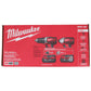Milwaukee M18 18V Cordless Drill/Impact Driver Kit w/ 2 Batteries & Bag 2691-22