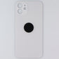 Repair Part - Back Glass Panel for Apple iPhone 12 (A2172) - White with Logo