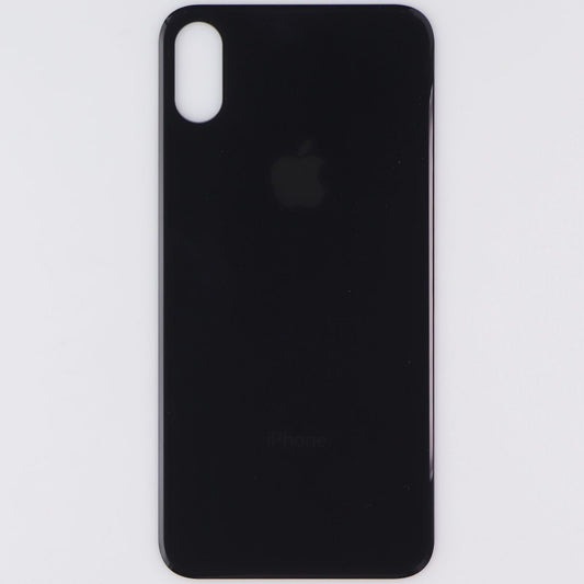 Repair Part - Back Glass Panel for Apple iPhone X - Black with Logo Cell Phone - Replacement Parts & Tools Unbranded - Simple Cell Bulk Wholesale Pricing - USA Seller