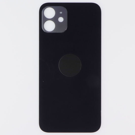 Repair Part - Back Glass Panel for iPhone 12 - Black with Logo Cell Phone - Replacement Parts & Tools Mobile Sentrix - Simple Cell Bulk Wholesale Pricing - USA Seller