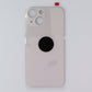 REPAIR PART - iPhone 13 Mini Back Glass - Pink with LOGO Cell Phone - Replacement Parts & Tools Unbranded - Simple Cell Bulk Wholesale Pricing - USA Seller