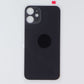 Repair Part - Back Glass for Apple iPhone 12 Mini (A2176) - Black with Logo