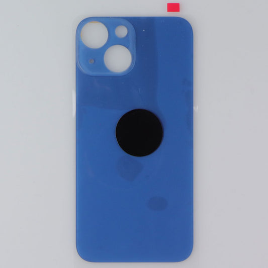 REPAIR PART - iPhone 13 Mini Back Glass - Blue with LOGO Cell Phone - Replacement Parts & Tools Unbranded - Simple Cell Bulk Wholesale Pricing - USA Seller