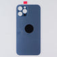 Repair Part - Back Glass for Apple iPhone 12 Pro (A2341) - Blue with Logo Cell Phone - Replacement Parts & Tools Apple - Simple Cell Bulk Wholesale Pricing - USA Seller