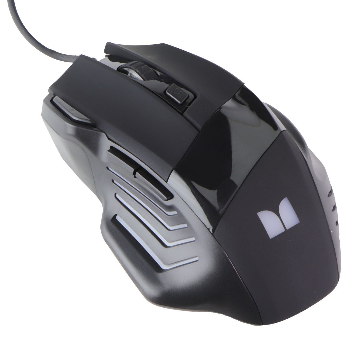 Monster LED Optical Wired Gaming Mouse (2MNGM0308B0G7) - Black Keyboards/Mice - Mice, Trackballs & Touchpads Monster - Simple Cell Bulk Wholesale Pricing - USA Seller