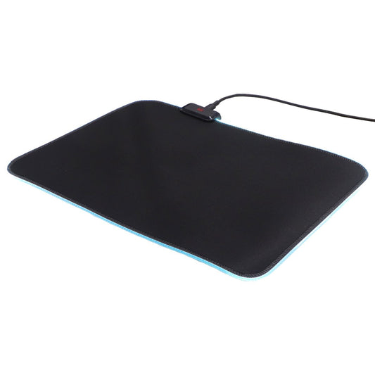 Monster (14 in x 10 in) Wired LED Gaming Mouse Pad with USB Cable - Black / RGB Computer Accessories - Mouse Pads & Wrist Rests Monster - Simple Cell Bulk Wholesale Pricing - USA Seller