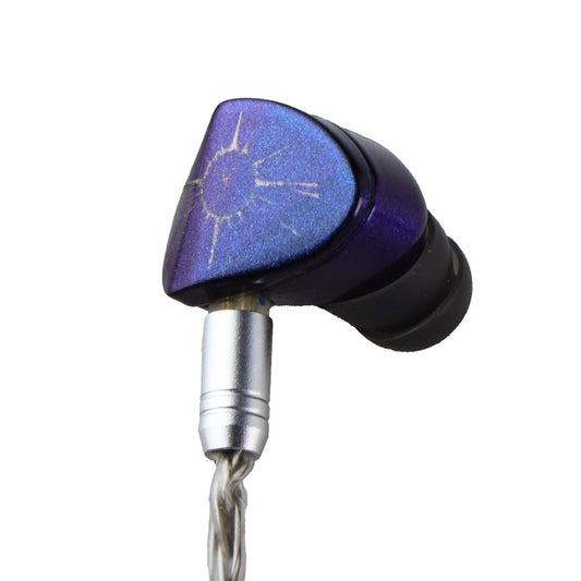 Moondrop Starfield IEM Wired Earphones with 3.5mm Braided Wire - Blue Portable Audio - Headphones Moondrop - Simple Cell Bulk Wholesale Pricing - USA Seller