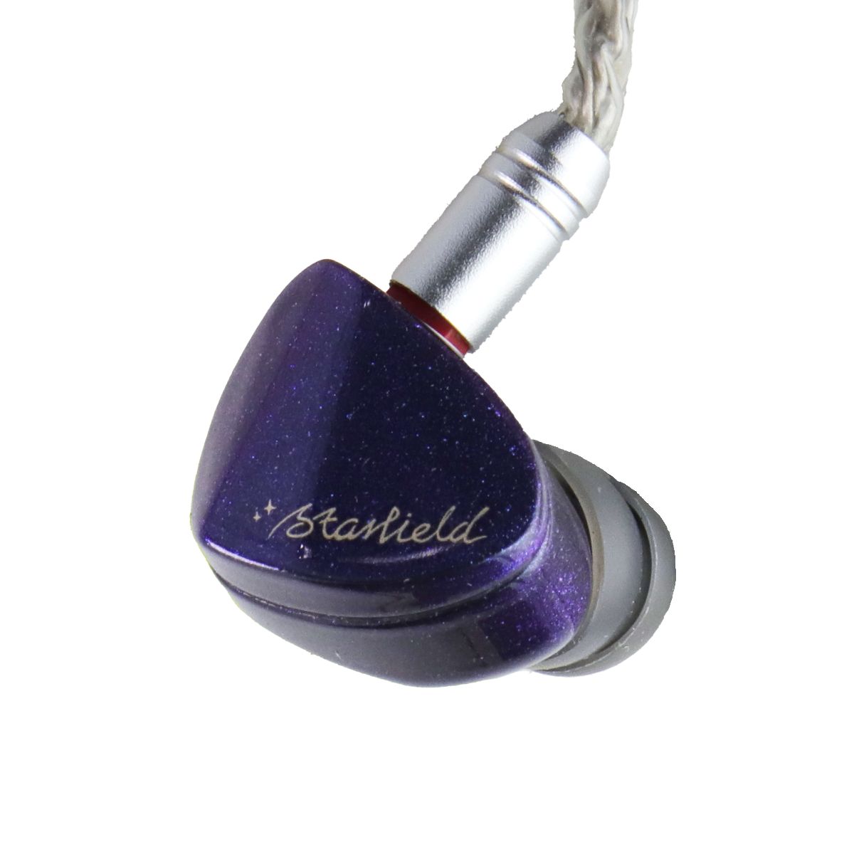 Moondrop Starfield IEM Wired Earphones with 3.5mm Braided Wire - Blue Portable Audio - Headphones Moondrop - Simple Cell Bulk Wholesale Pricing - USA Seller