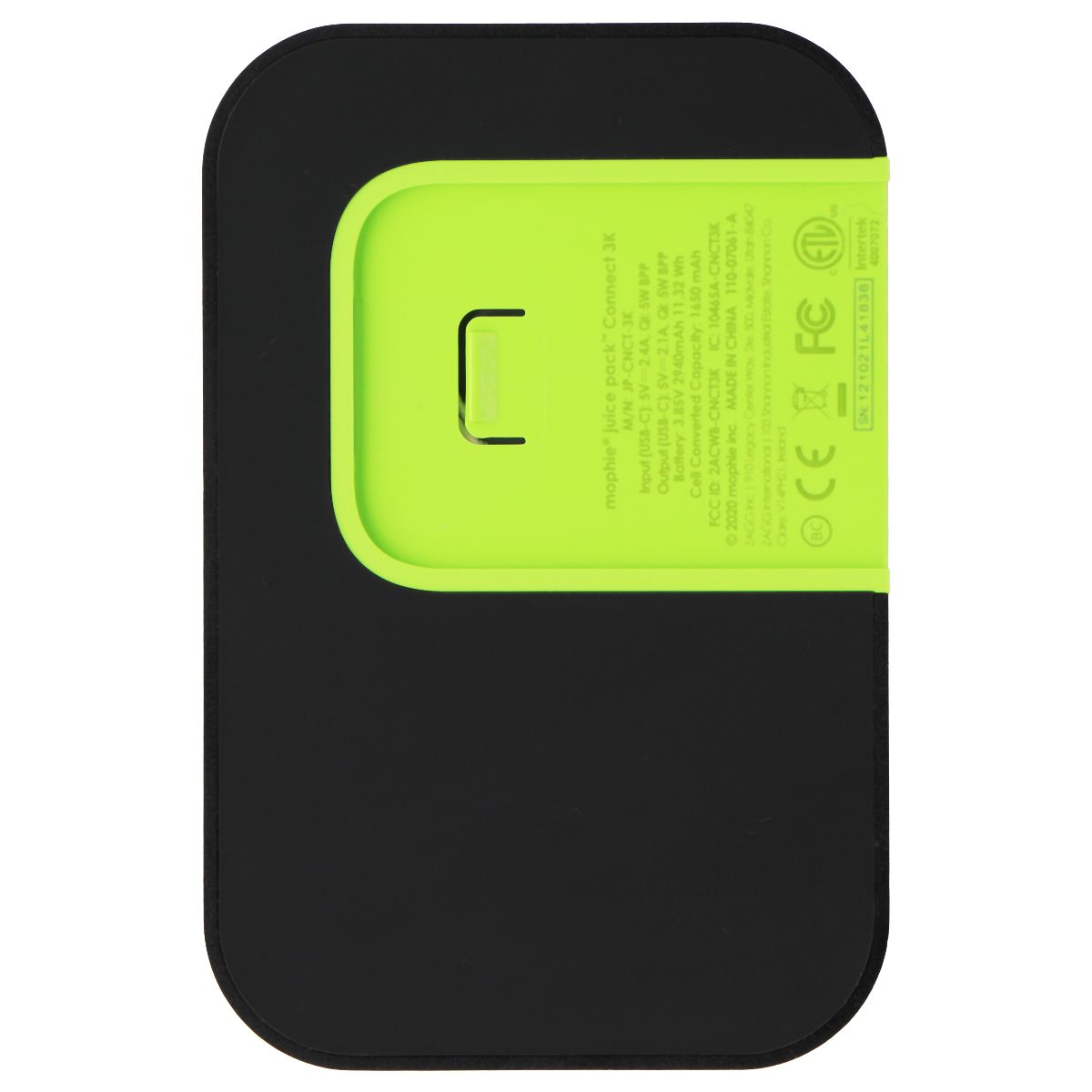 Mophie Juice Pack Connect Mini Compact Battery - Black (3000mAh) Cell Phone - Chargers & Cradles Mophie - Simple Cell Bulk Wholesale Pricing - USA Seller