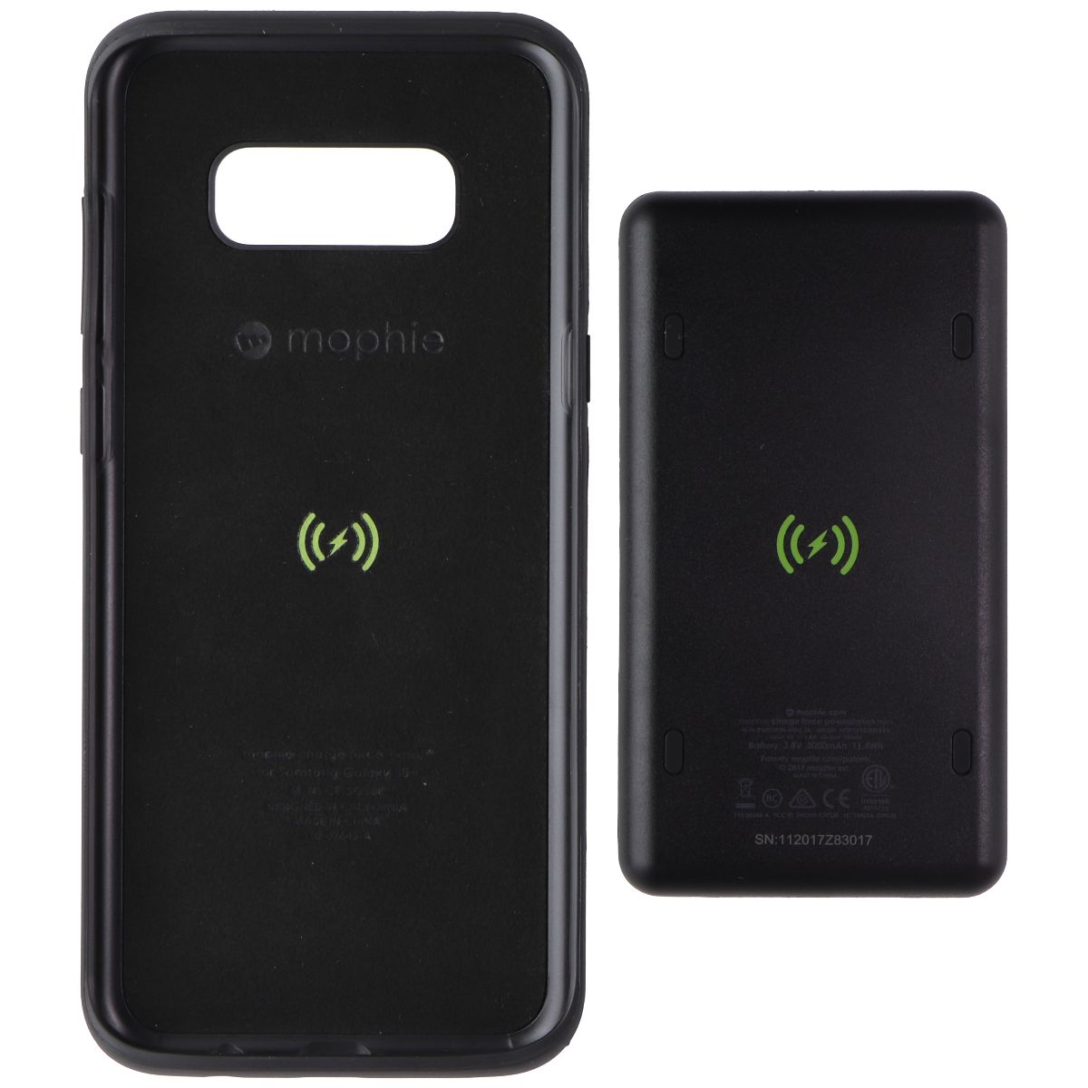 Mophie Charge Force Magnetic Case & PowerStation Mini for Galaxy (S8+) - Black Cell Phone - Cases, Covers & Skins Mophie    - Simple Cell Bulk Wholesale Pricing - USA Seller